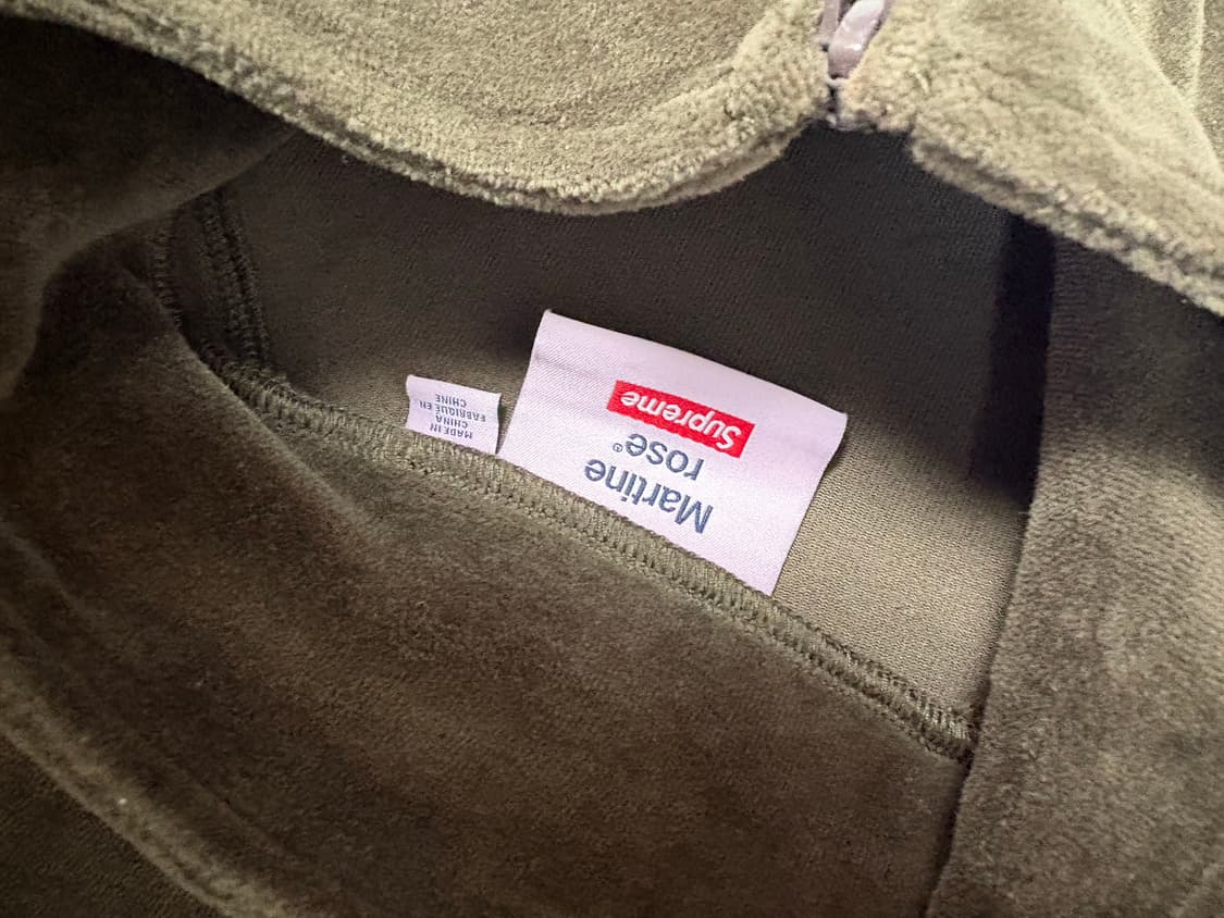 슈프림 마틴로즈 트랙자켓 집업 벨벳 브라운 상품이미지3