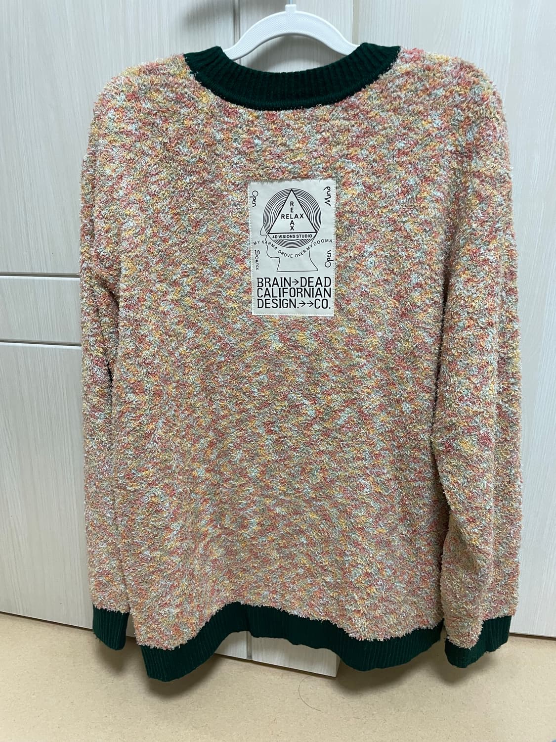 BRAIN DEAD 테디 퍼 가디건 (S) 상품이미지6