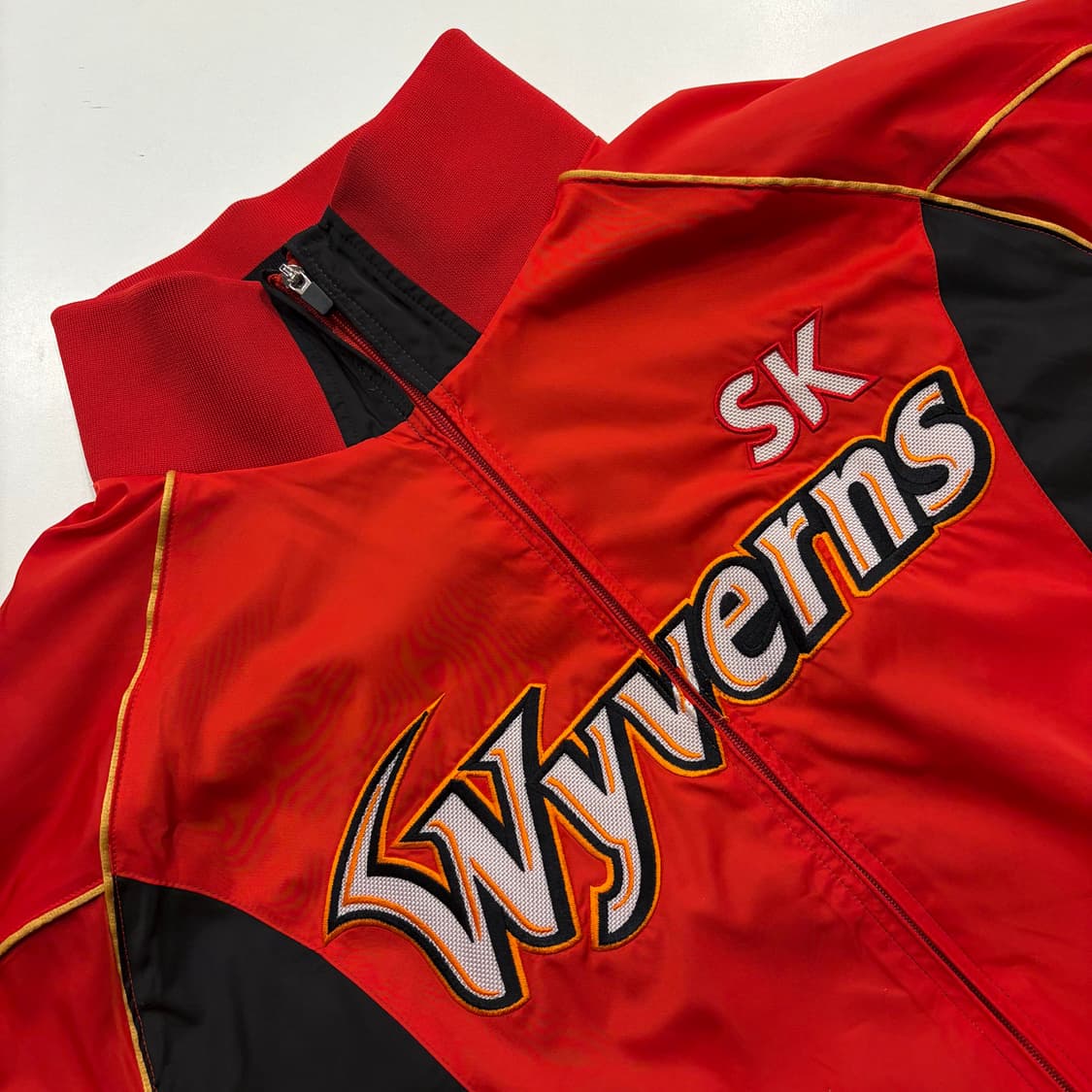 [100] SK 와이번스 야구 점퍼 레드 D53 상품이미지3