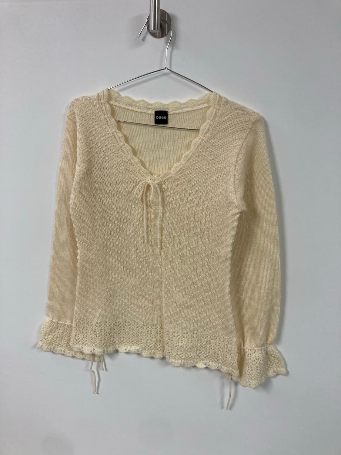 빈티지 리본 니트 상품이미지1