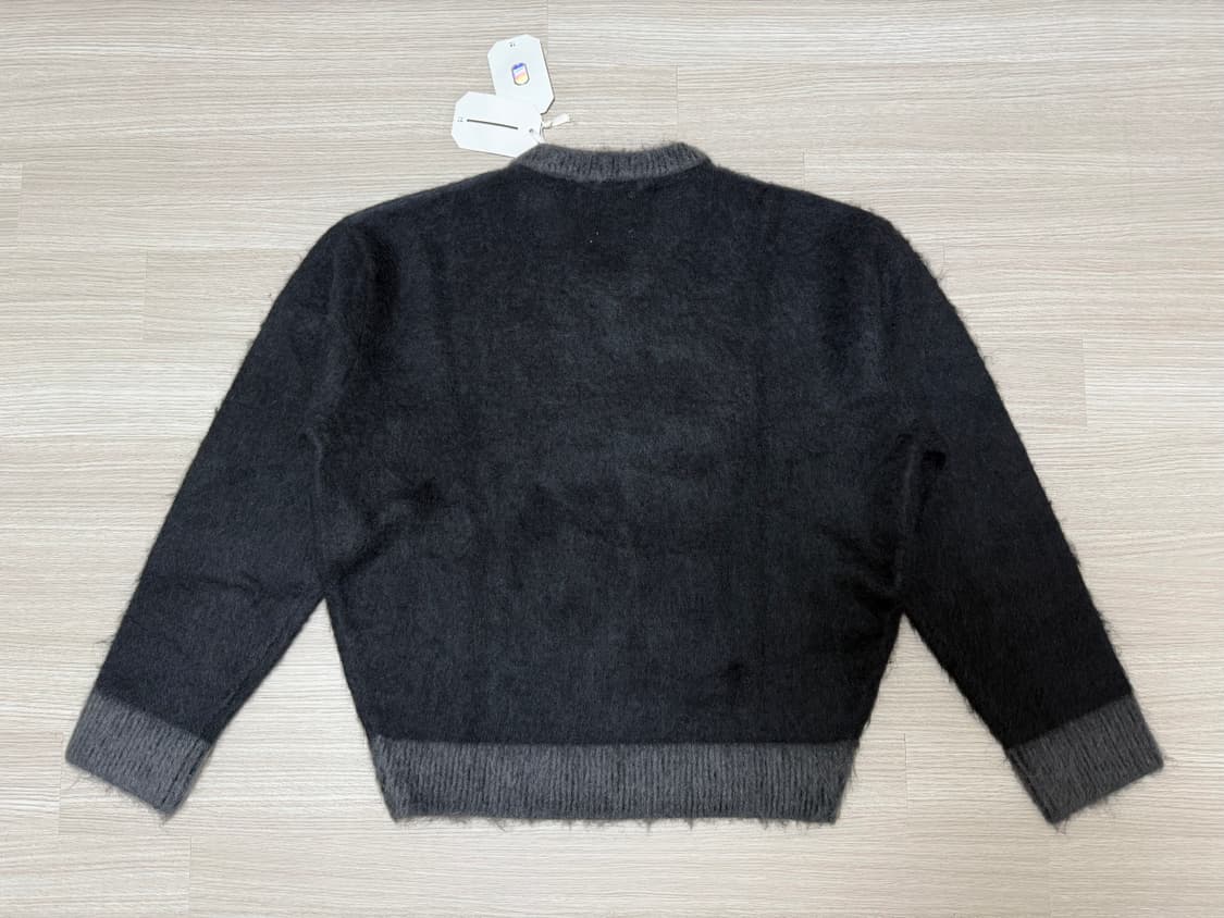 자라 X SR_A 콘트라스트 텍스처 스웨터 블랙 새상품 상품이미지8