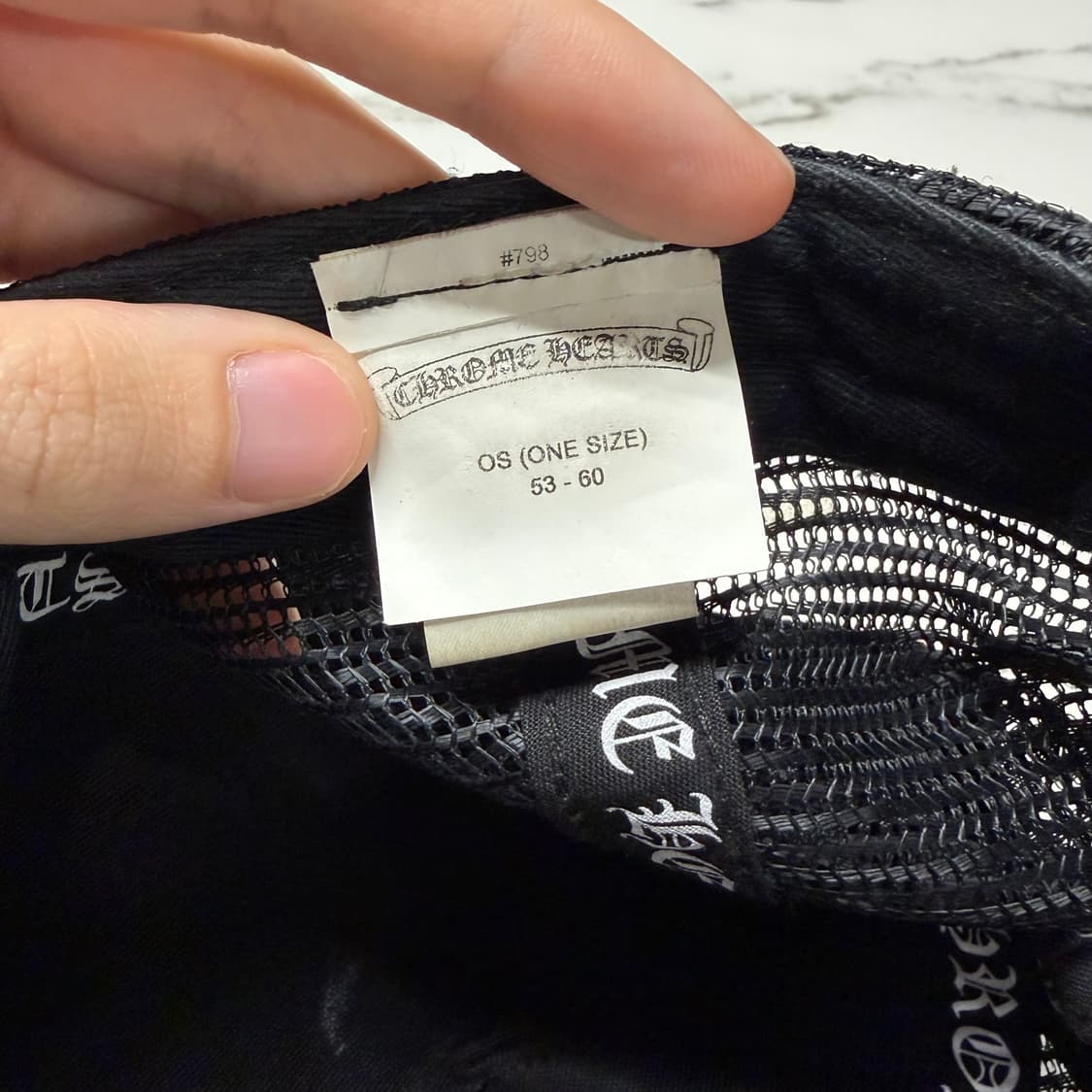 크롬하츠 세메터리 킹타코 메쉬 트러커 캡 모자 카모 OS 상품이미지7