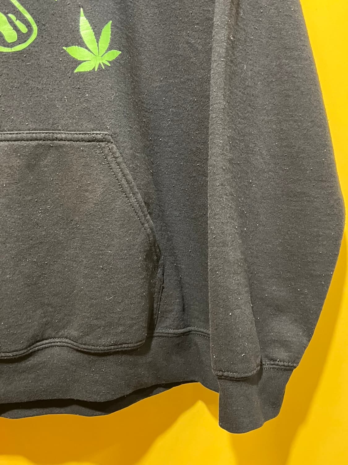 [L] 길단 해비 블렌드 팩맨 커스텀 후드 티셔츠 상품이미지5