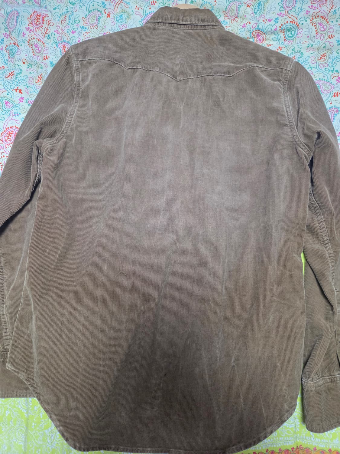 더블알엘 코듀로이 웨스턴 셔츠 M 상품이미지3