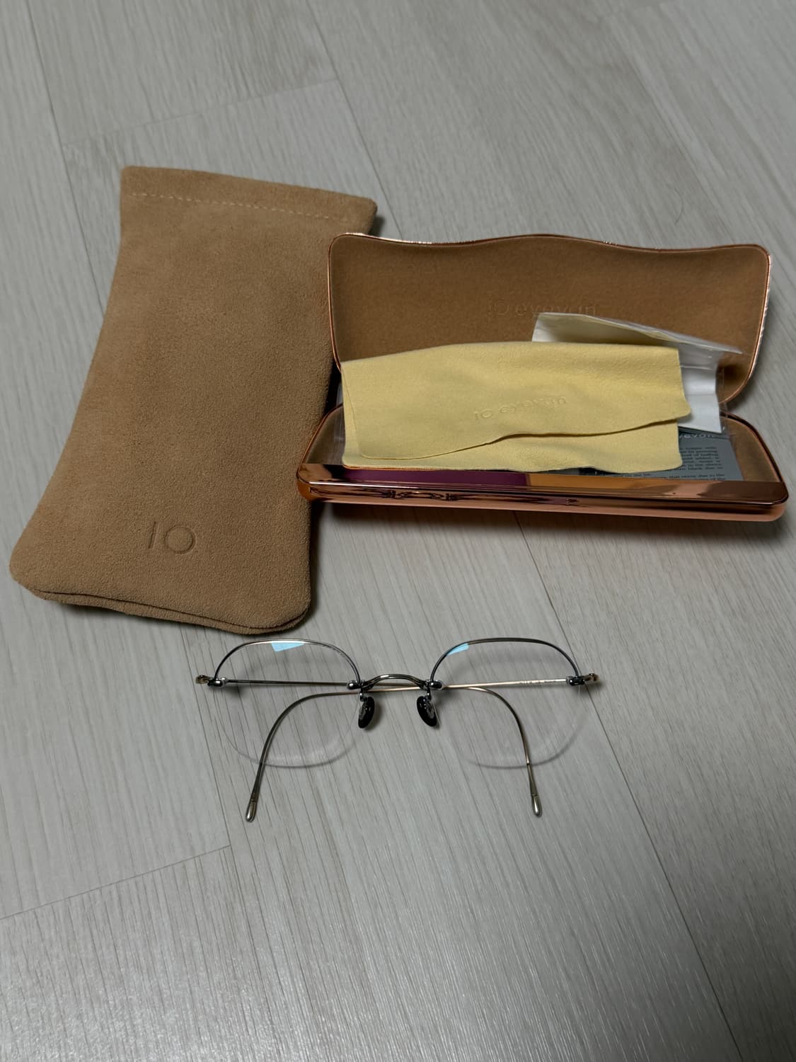 텐아이반 no.2 II c.4S 48사이즈 반무테 안경테 상품이미지1