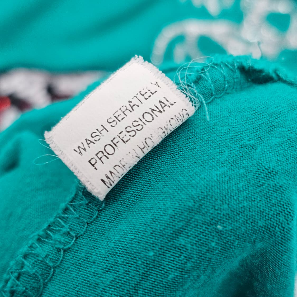 VTG 레이스 소매 스팽글 로즈 티셔츠 상품이미지8