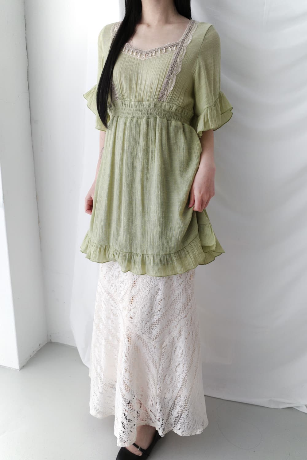 lace mermaid skirt 상품이미지3