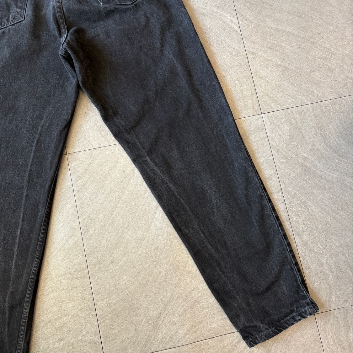 90년대 생산 리바이스 550 데님 오렌지탭 블랙 팬츠 상품이미지9