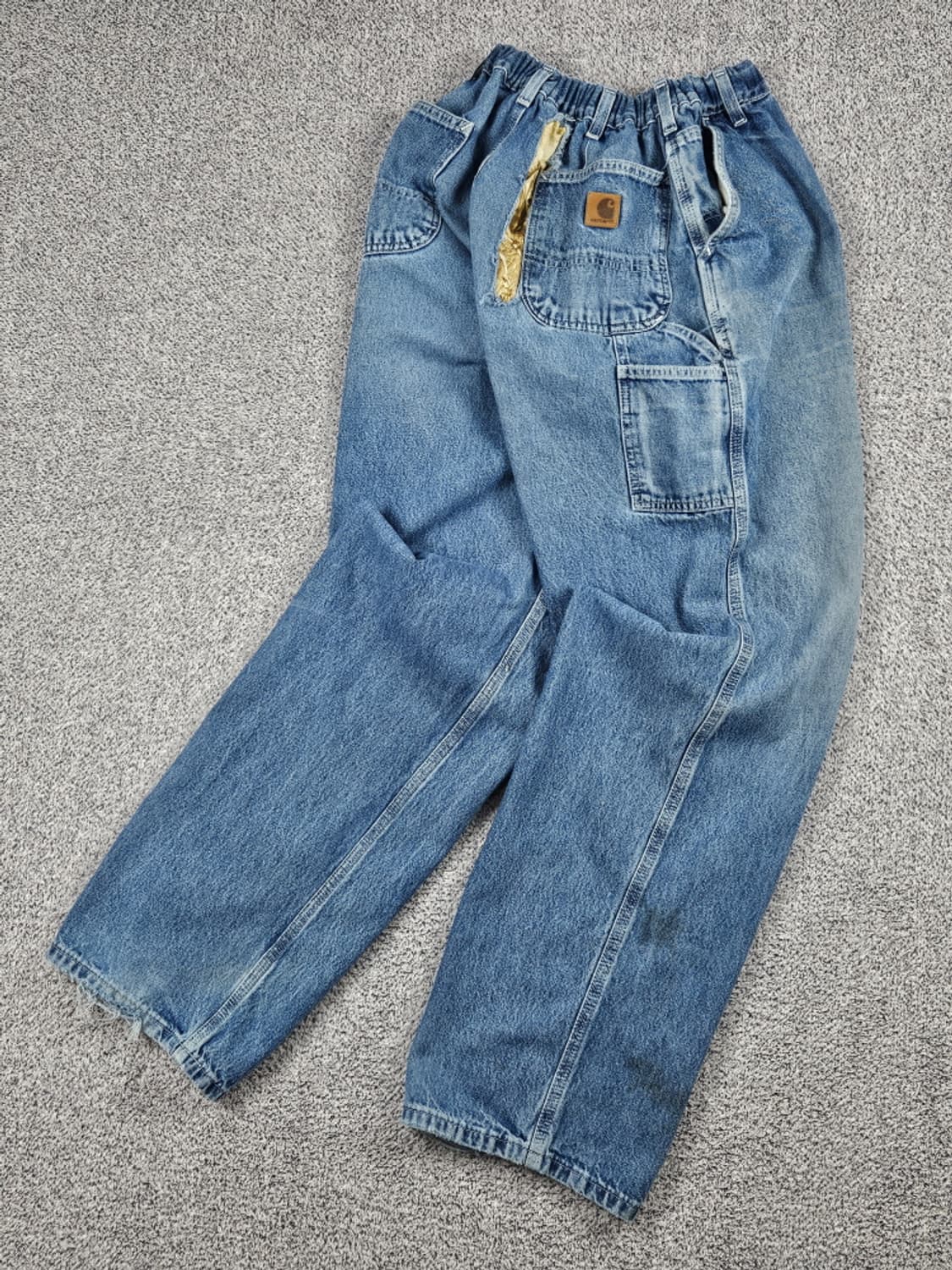 칼하트 밴딩 커스텀 데님 워크팬츠 ( 38 X 34 ) / 9975 상품이미지1