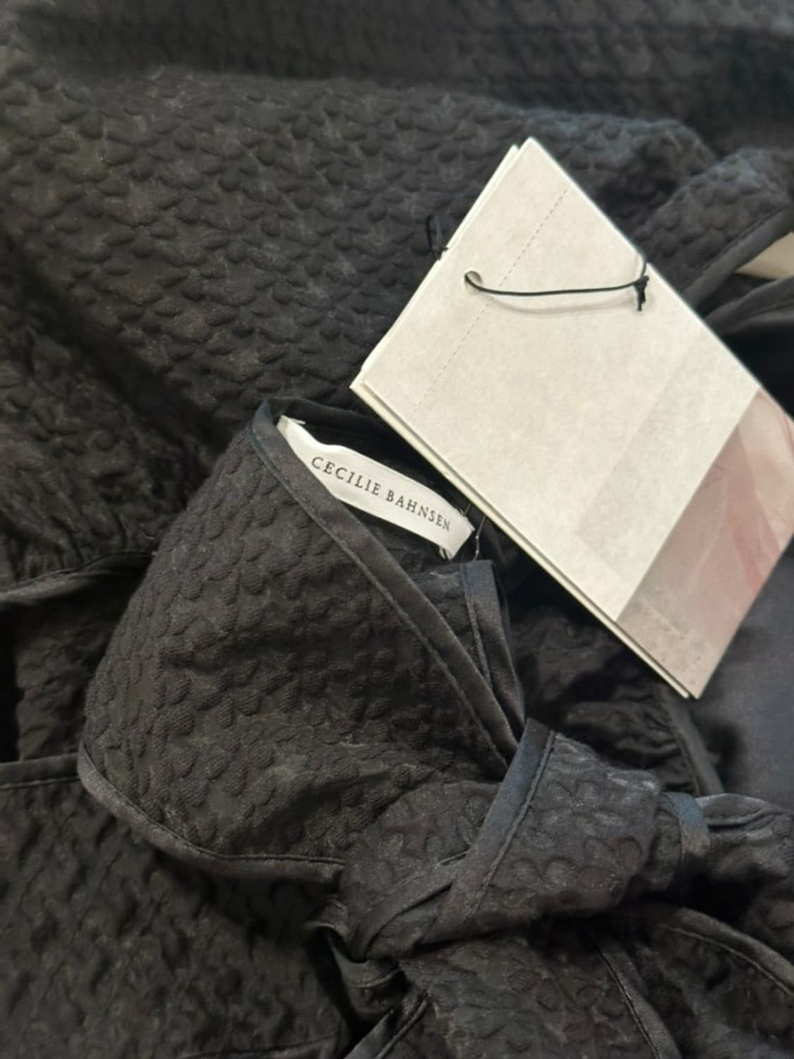 세실리에 반센 블랙 원피스 반팔 미니 틸드 드레스 tilde dress 상품이미지4