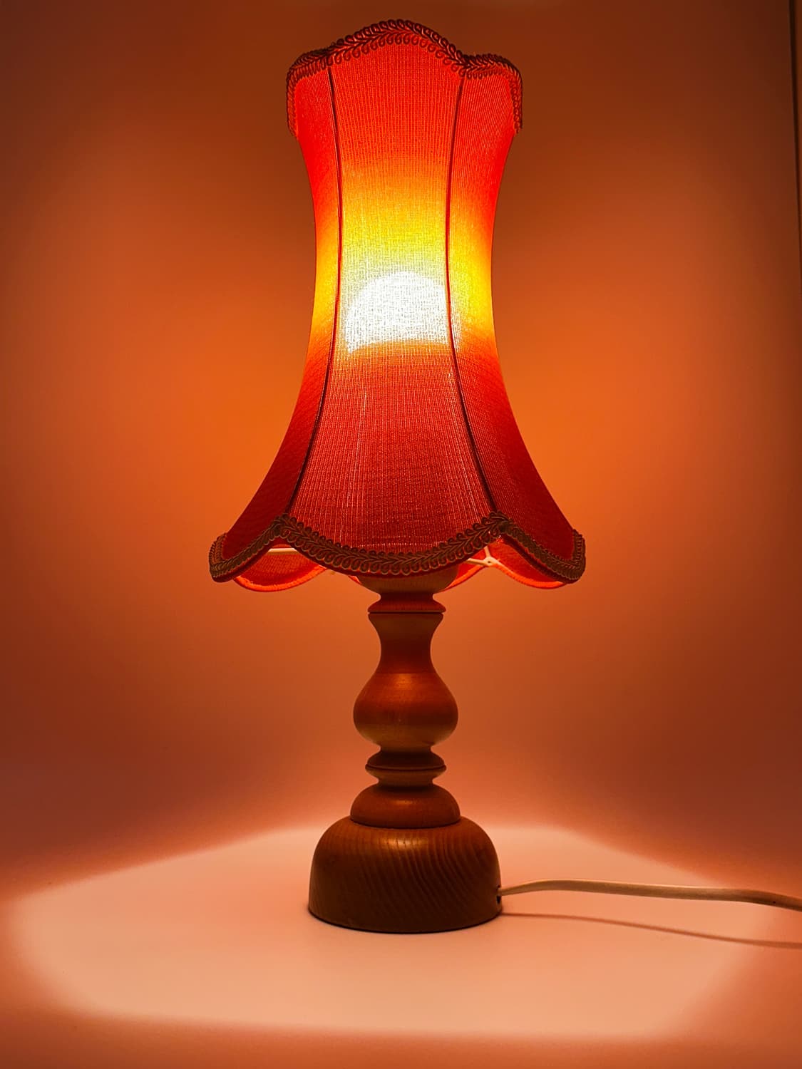 80’s 독일 빈티지 패브릭 조명 테이블 레트로 앤틱 미드센츄리 상품이미지5