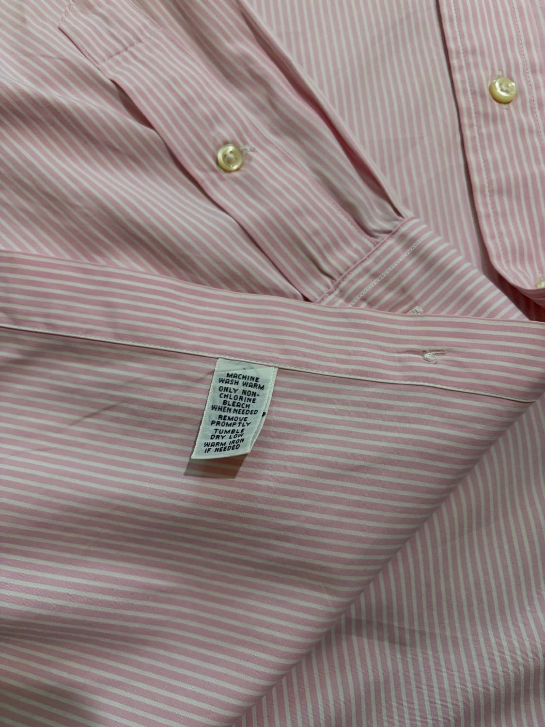 100) 폴로 랄프로렌 셔츠 핑크 스트라이프 상품이미지7