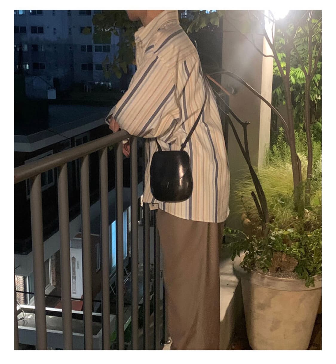 니어웨어 마리나 스트라이프 셔츠 (크림) 상품이미지5