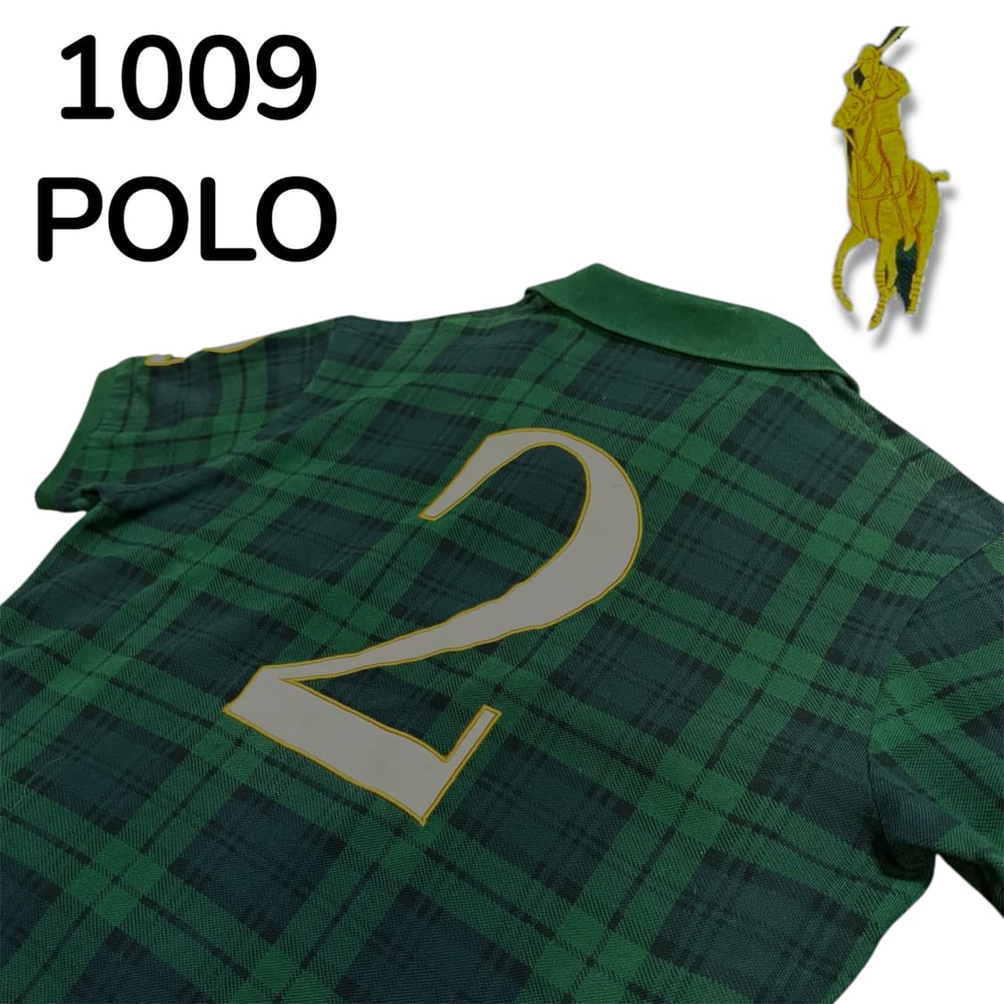 폴로 블랙워치 빅포니 반팔 PK티 커스텀핏 L 상품이미지5