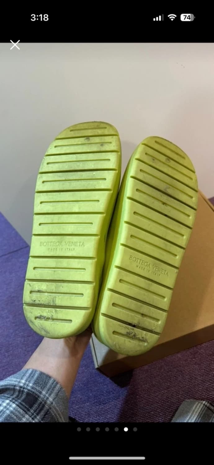 보테가베네타 라임 샌들 44 상품이미지5