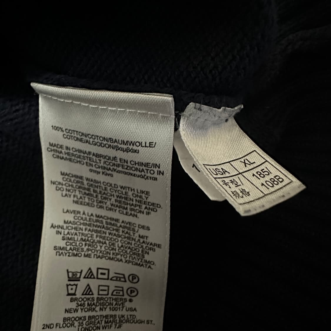 BROOKS BROTHERS cotton knit 상품이미지5