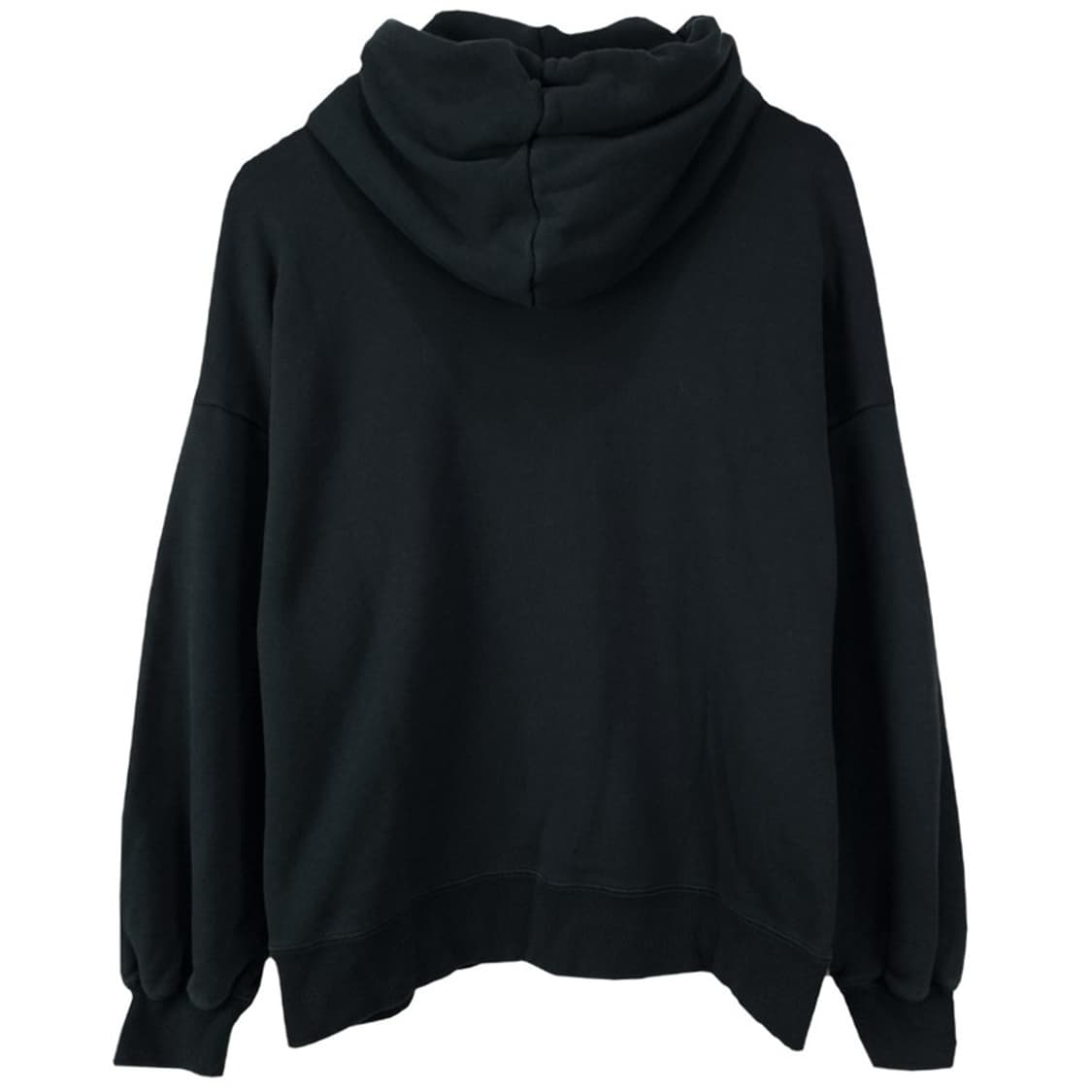 [아디다스] 로고 자수 그래픽 프린팅 오버핏 후드티 블랙 M19675 상품이미지3