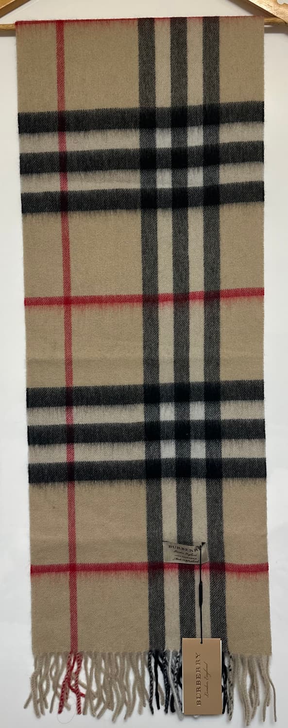 버버리 캐시미어 머플러 연베이지 남여공용 상품이미지1