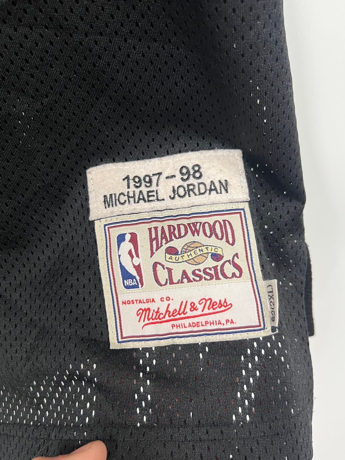 미첼엔네스 조던 시카고 불스 농구 유니폼 슬리스브 저지 상품이미지4