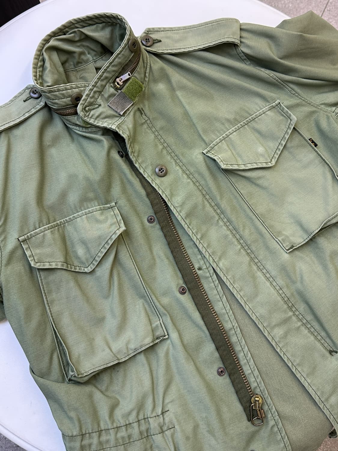 알파인더스트리 90s U.S 아미 타입 M-65 필드 자켓 상품이미지4