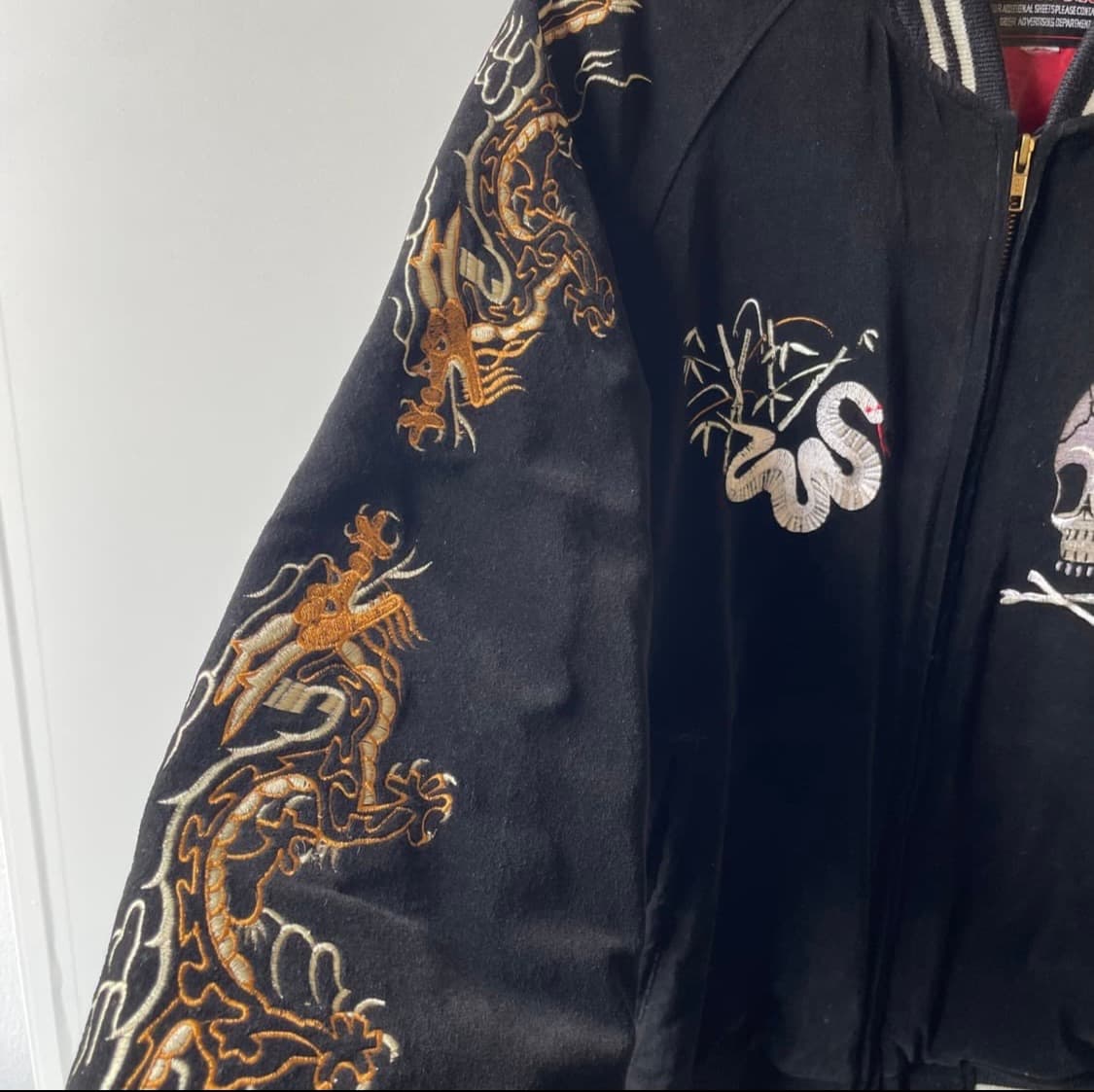 90s 슛온 벨벳 수베니어 자켓 상품이미지6