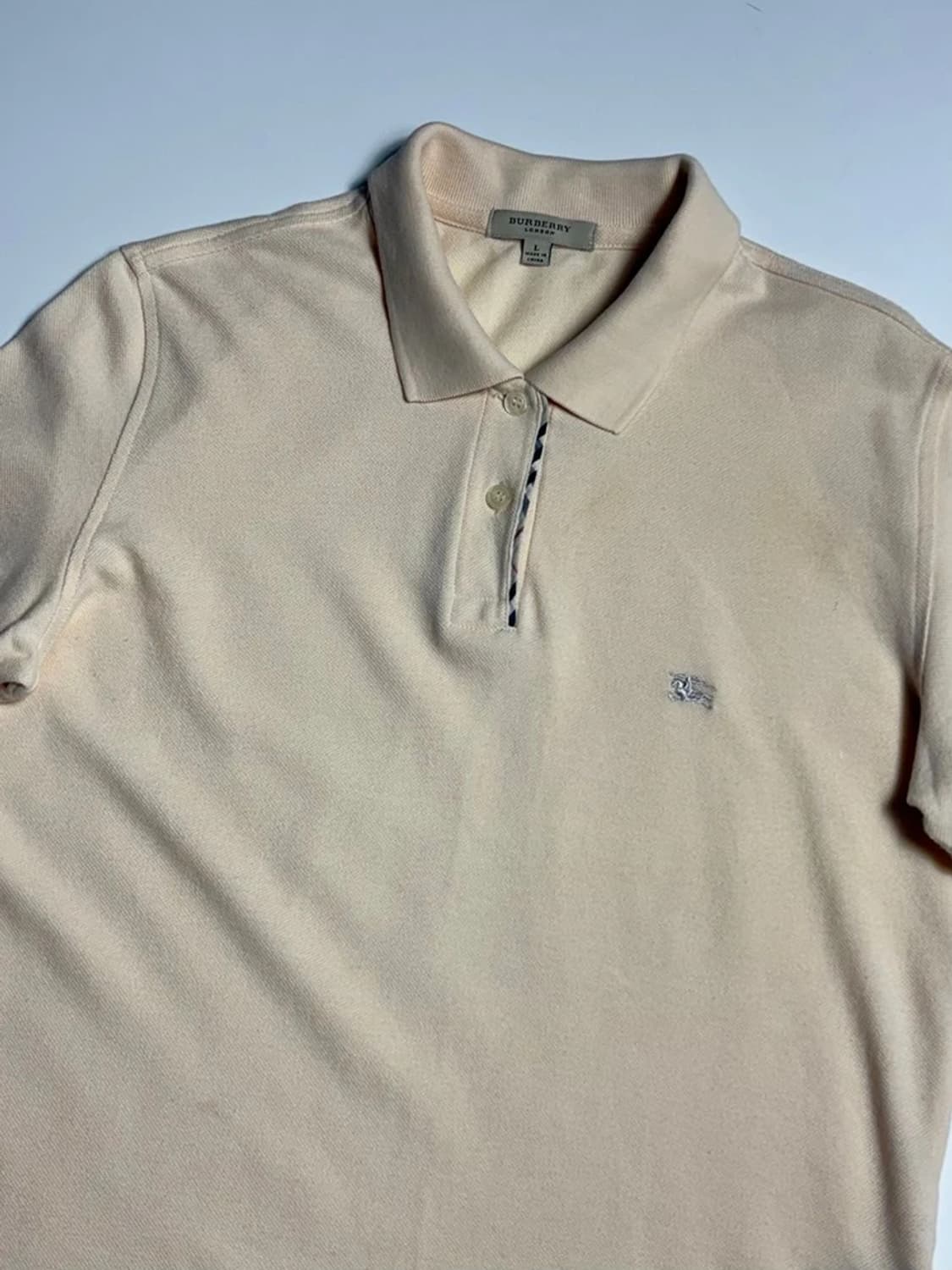 버버리 00's 메탈 나이트 코튼 폴로 반팔 티셔츠 R1500 상품이미지2