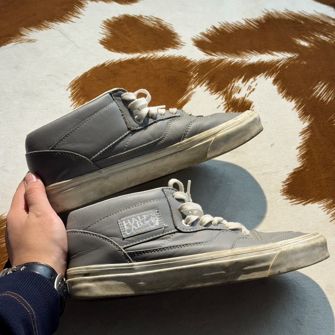 반스 하프캡 레더 그레이 (270) 33DX 애너하임 팩토리 상품이미지7