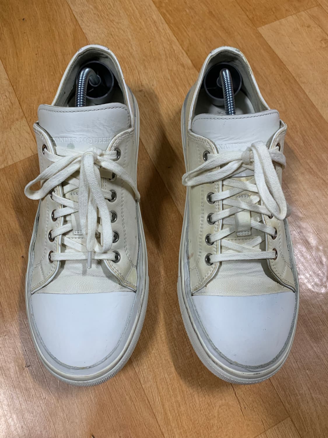 알렉산더 맥퀸 로우탑 스니커즈(어퍼-올 레더)41 사이즈 상품이미지2