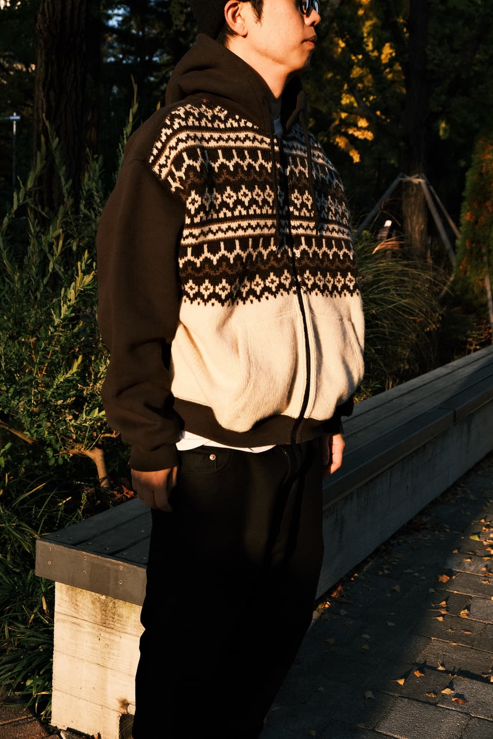 준야와타나베 x 팔라스 24FW 니트 후디 상품이미지6