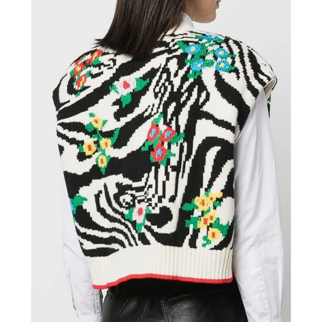 필로소피 22 디 로렌조 패턴 울 베스트 상품이미지1