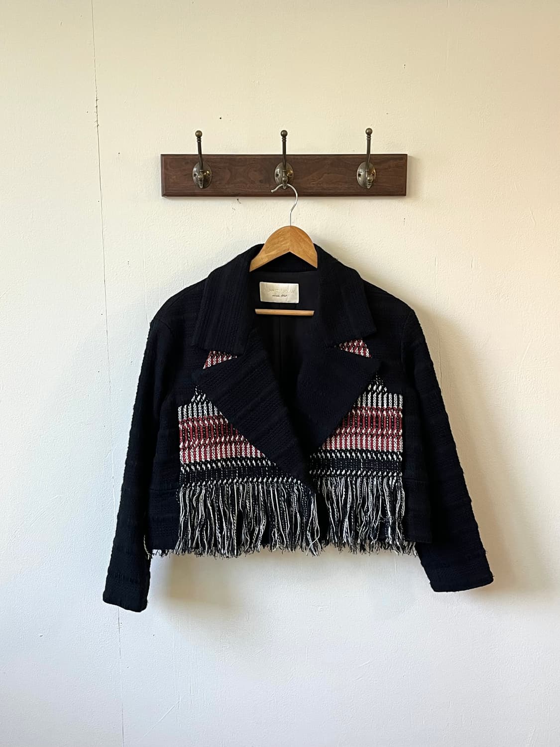 ALBERTO FERMANI 트위드 프릴 크롭 자켓 상품이미지1