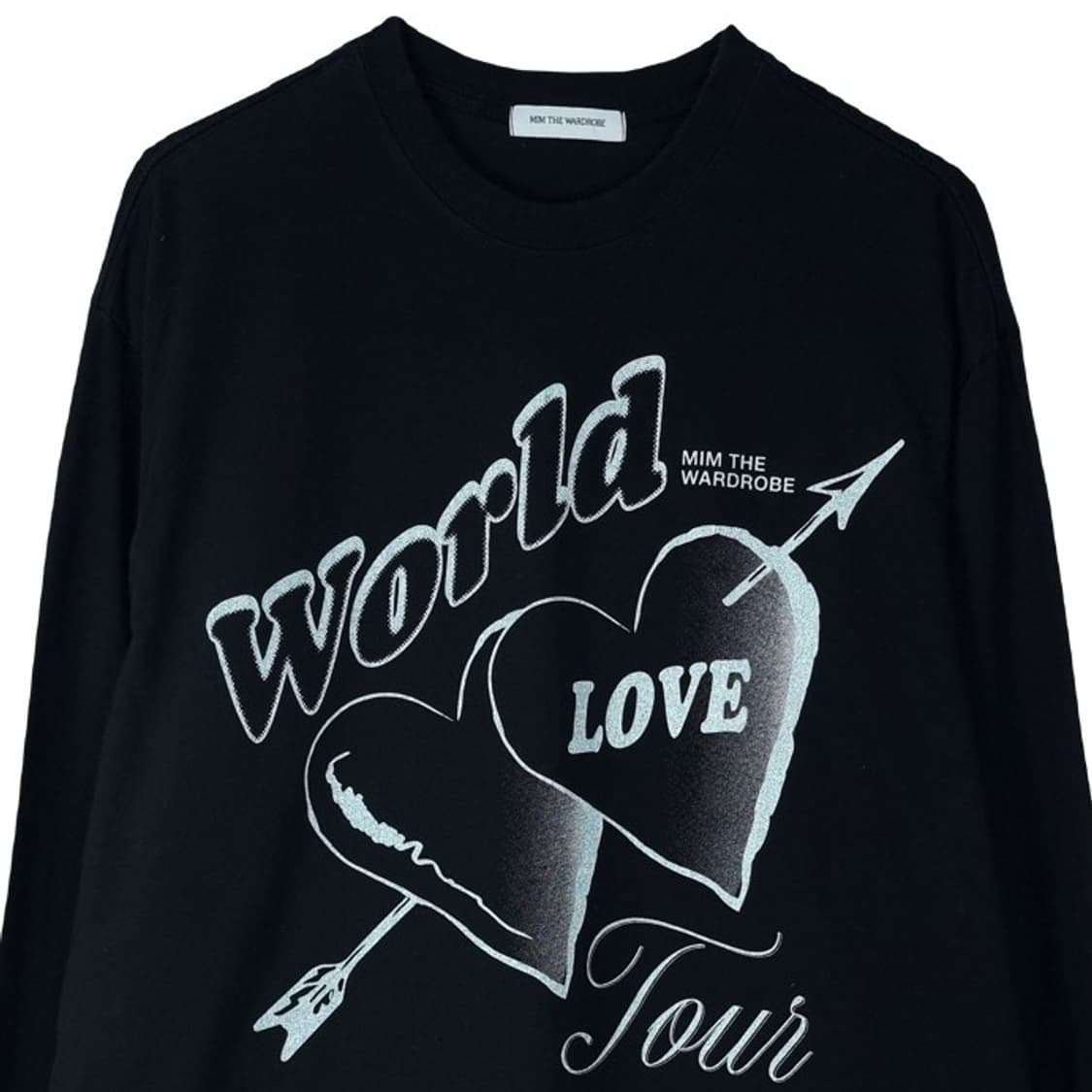 [밈더워드로브] 그래픽 프린팅 오버사이즈 롱슬리브 긴팔티 M18202 상품이미지4