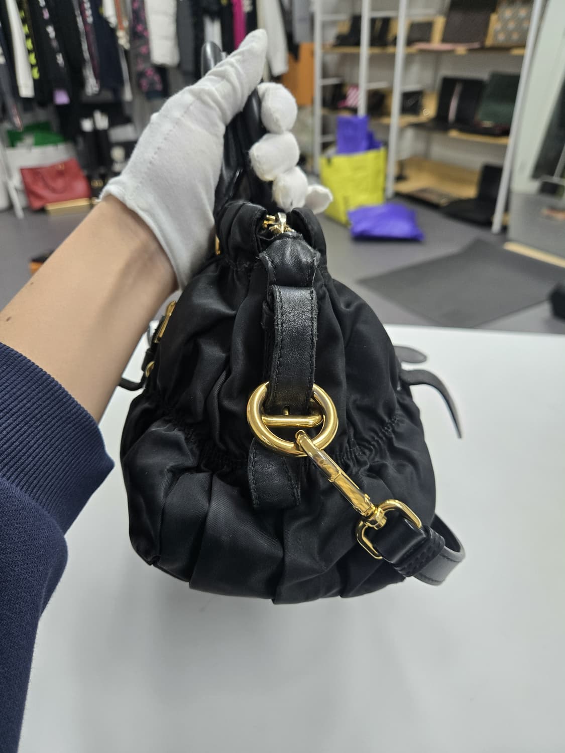 [A급컨디션]프라다 고프레 숄더백 상품이미지4