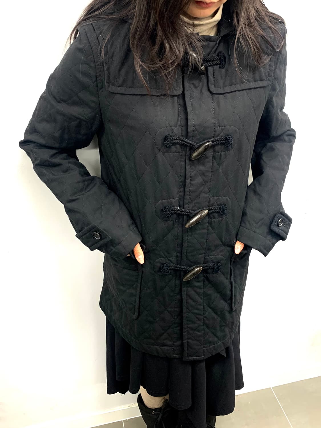 꼼데가르송 옴므 플러스 다이아몬드 퀄팅 더플 코트(AD2013) 상품이미지4