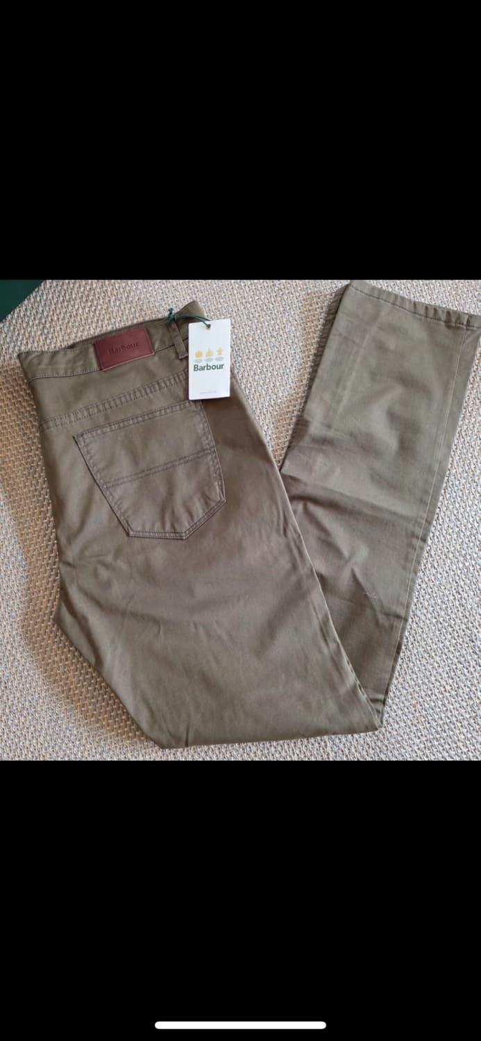 바버 라이프스타일 더비 치노 팬츠 T50 새상품 상품이미지3