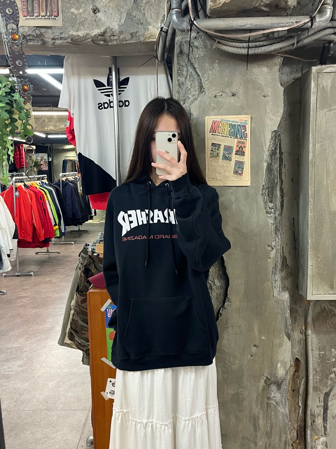 트레셔 후드티 블랙 M #csz1540 상품이미지2