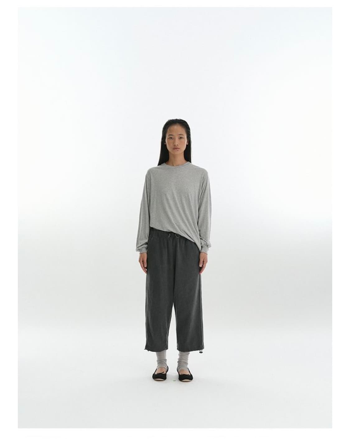 리포스 repos / over single t-shirt (멜란지그레이) 상품이미지3