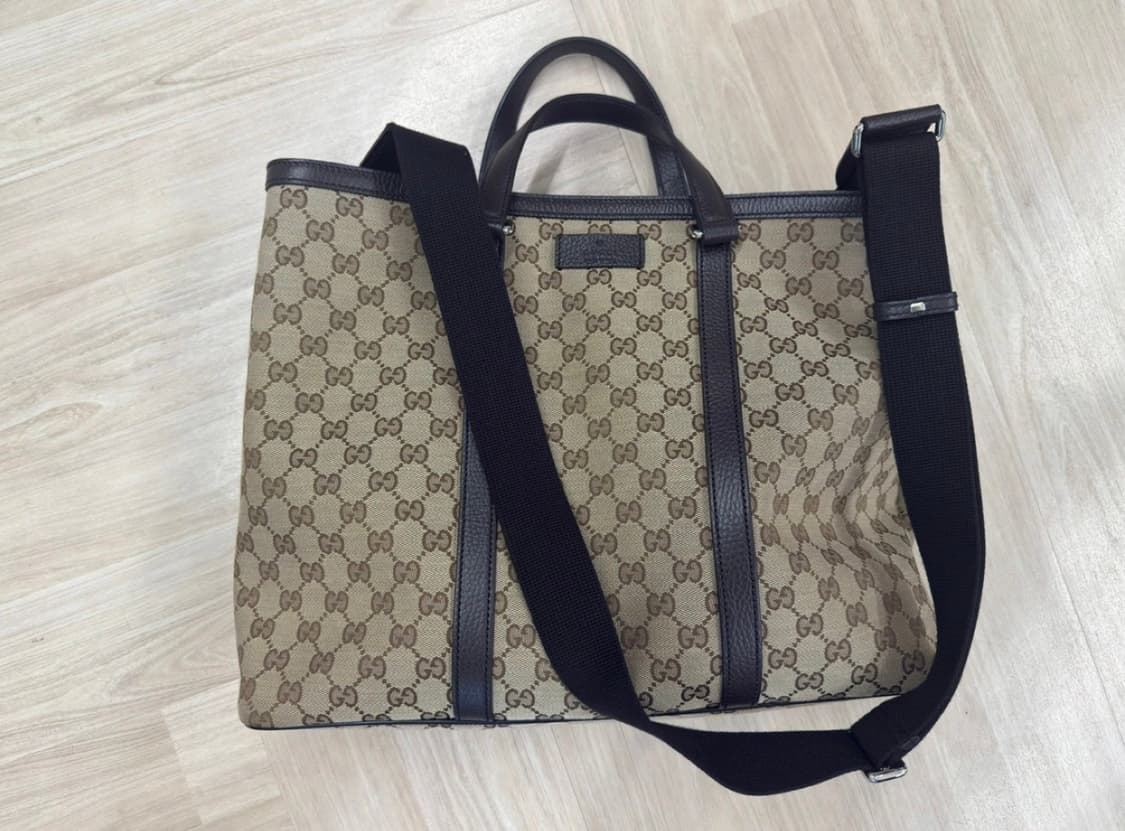 구찌 GG 수프림 캔버스 토트백 상품이미지1
