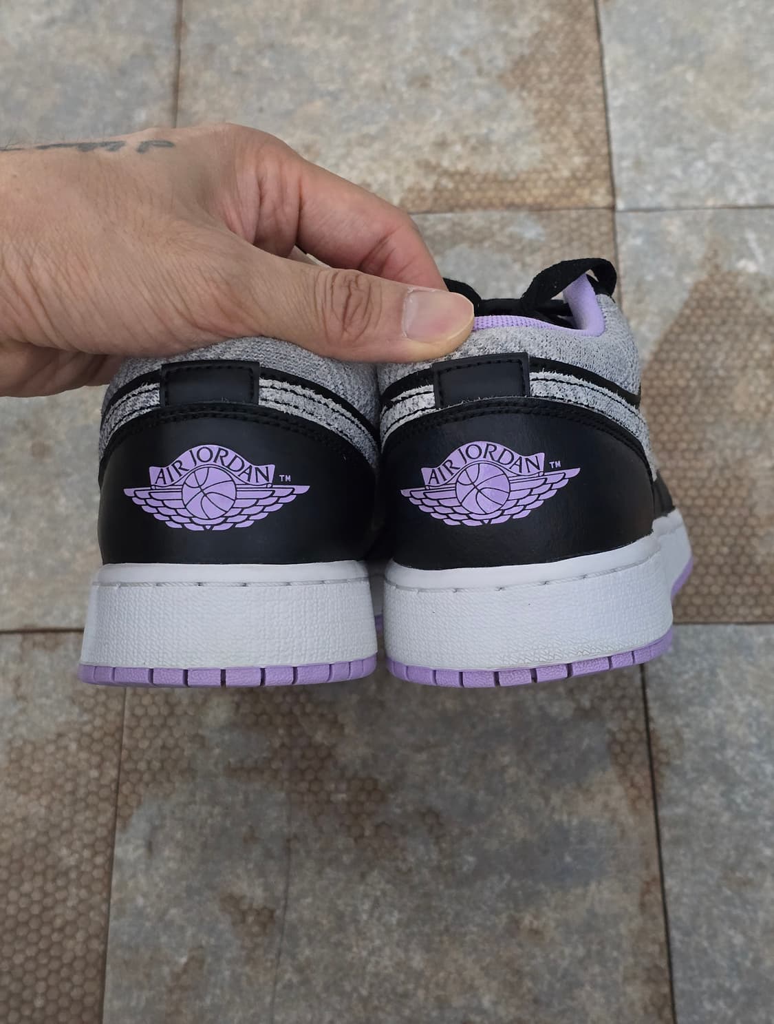 (245)나이키 조던 1 로우 se 블랙 라일락  상품이미지7