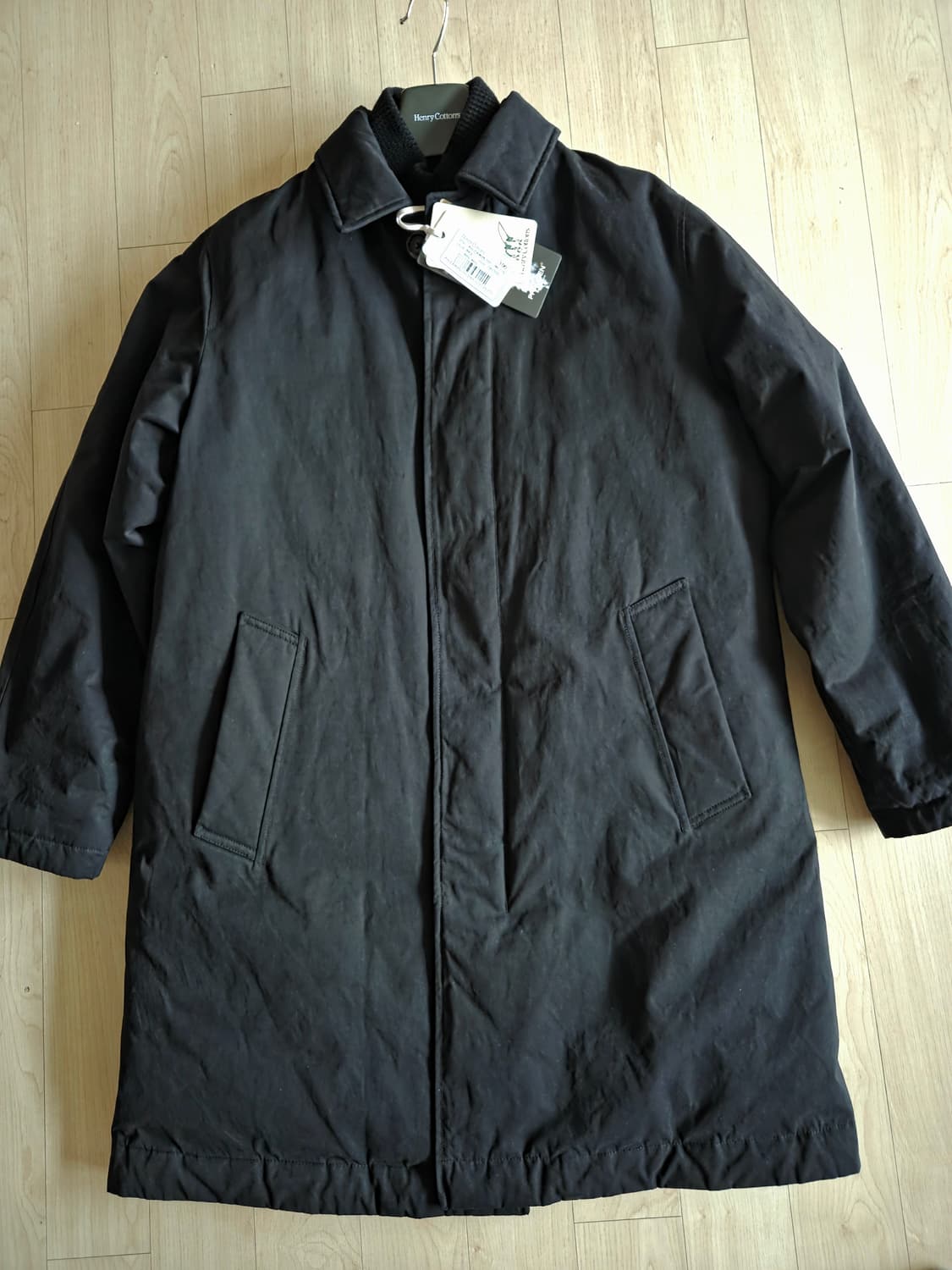 헨리코튼 파일럿 Neo 코트 블랙 100 새상품 상품이미지1
