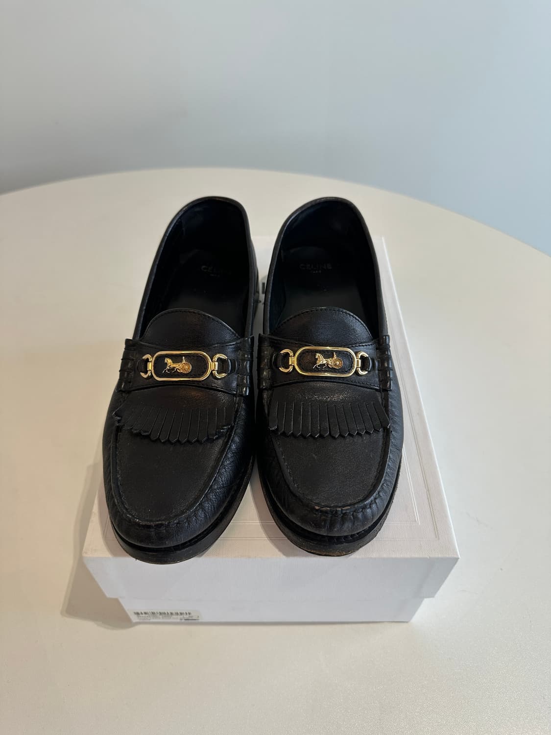 셀린느 설키 블랙 로퍼 38사이즈 상품이미지1