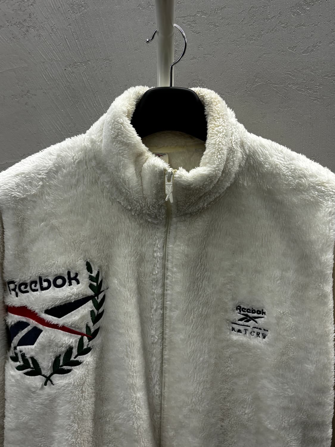 리복x로맨틱크라운 오버사이즈 빈티지 자켓 화이트 L 상품이미지3