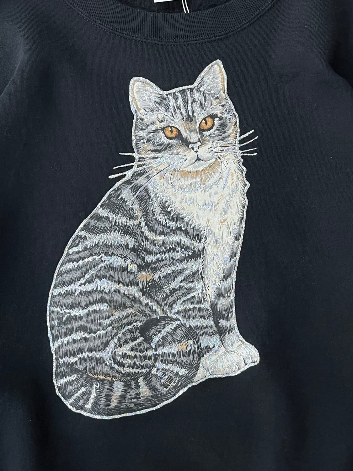 90’s Jerzees Cat Graphic Sweatshirt (Mad 상품이미지3