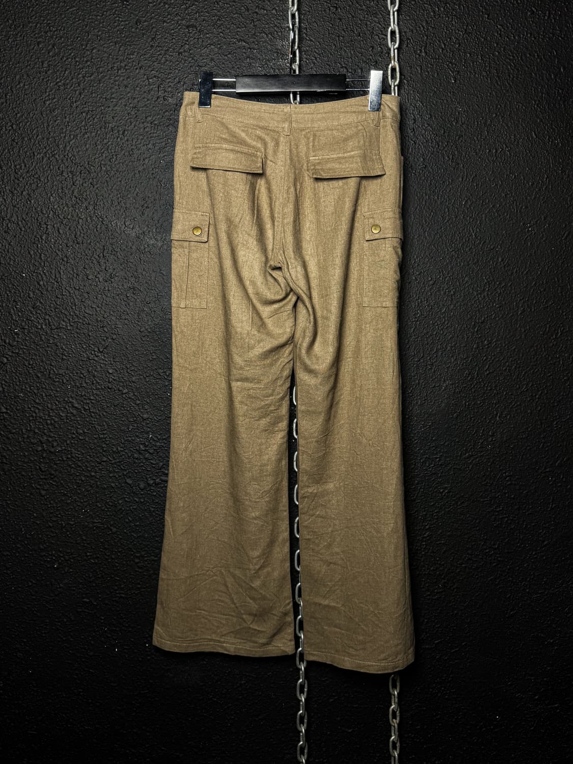 Vintage Wide Cargo Flare Pants 상품이미지8