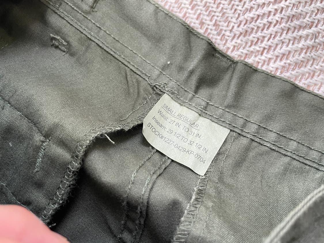 빈티지 로스코 BDU 밀리터리 카고 팬츠 상품이미지5