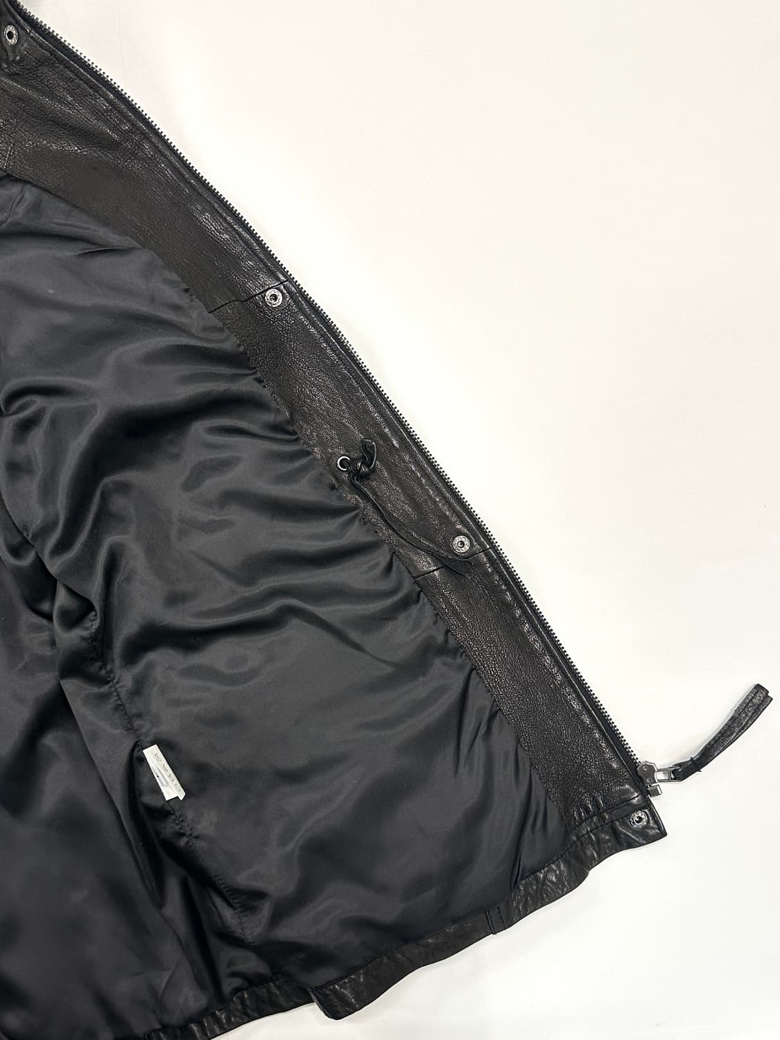 하이넥 지퍼 슬림 양가죽 자켓  상품이미지4