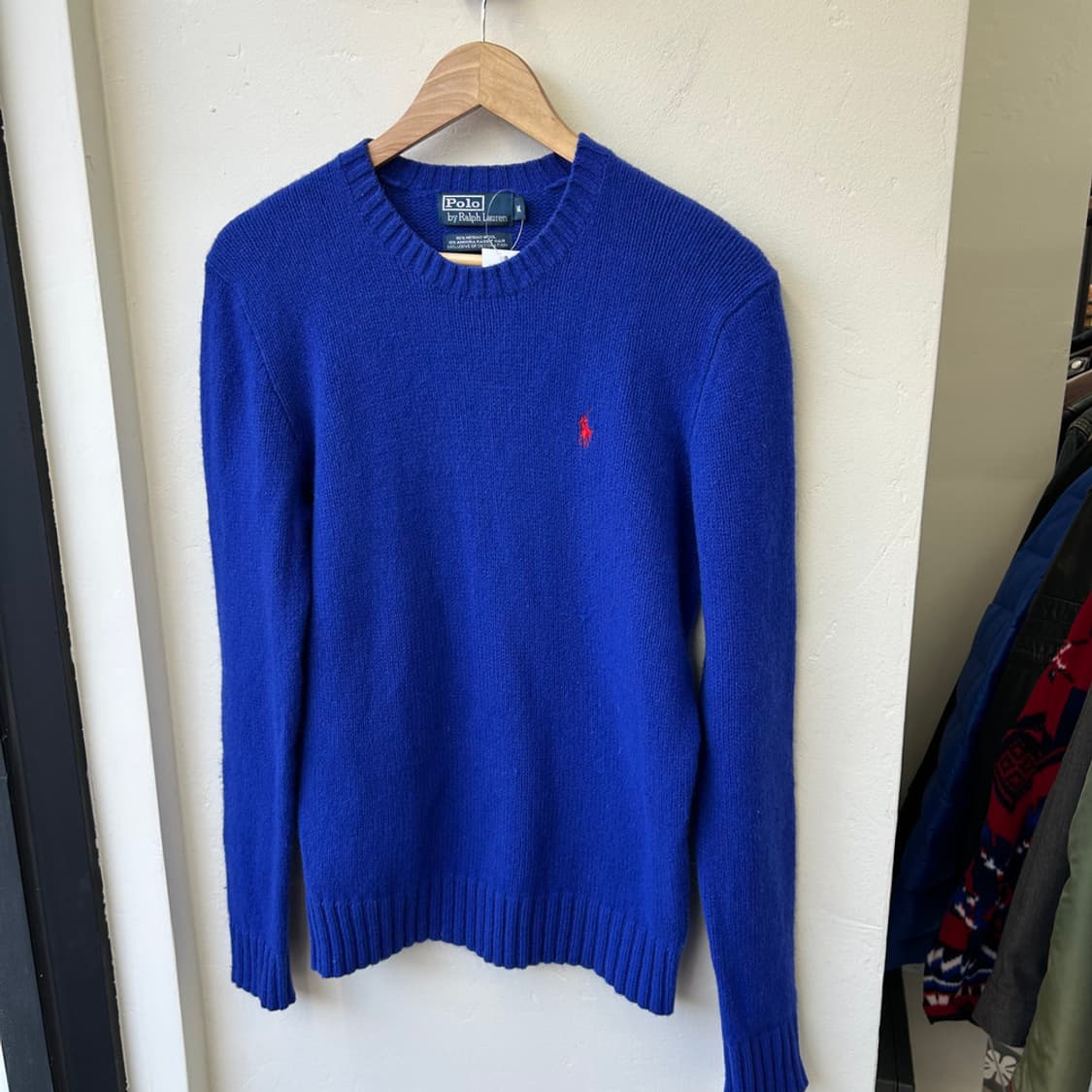16091 - 폴로 랄프로렌 블루 울 니트 (메리노 울 90%) 상품이미지2