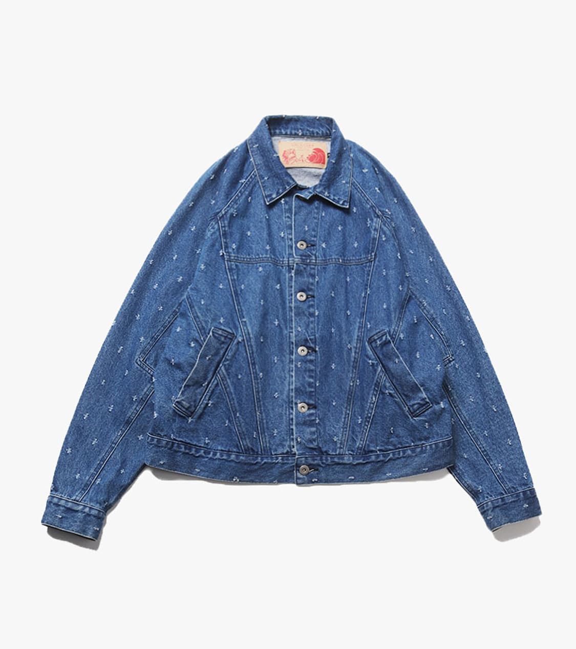 CAL O LINE - PUNCHING DENIM JACKET 상품이미지1