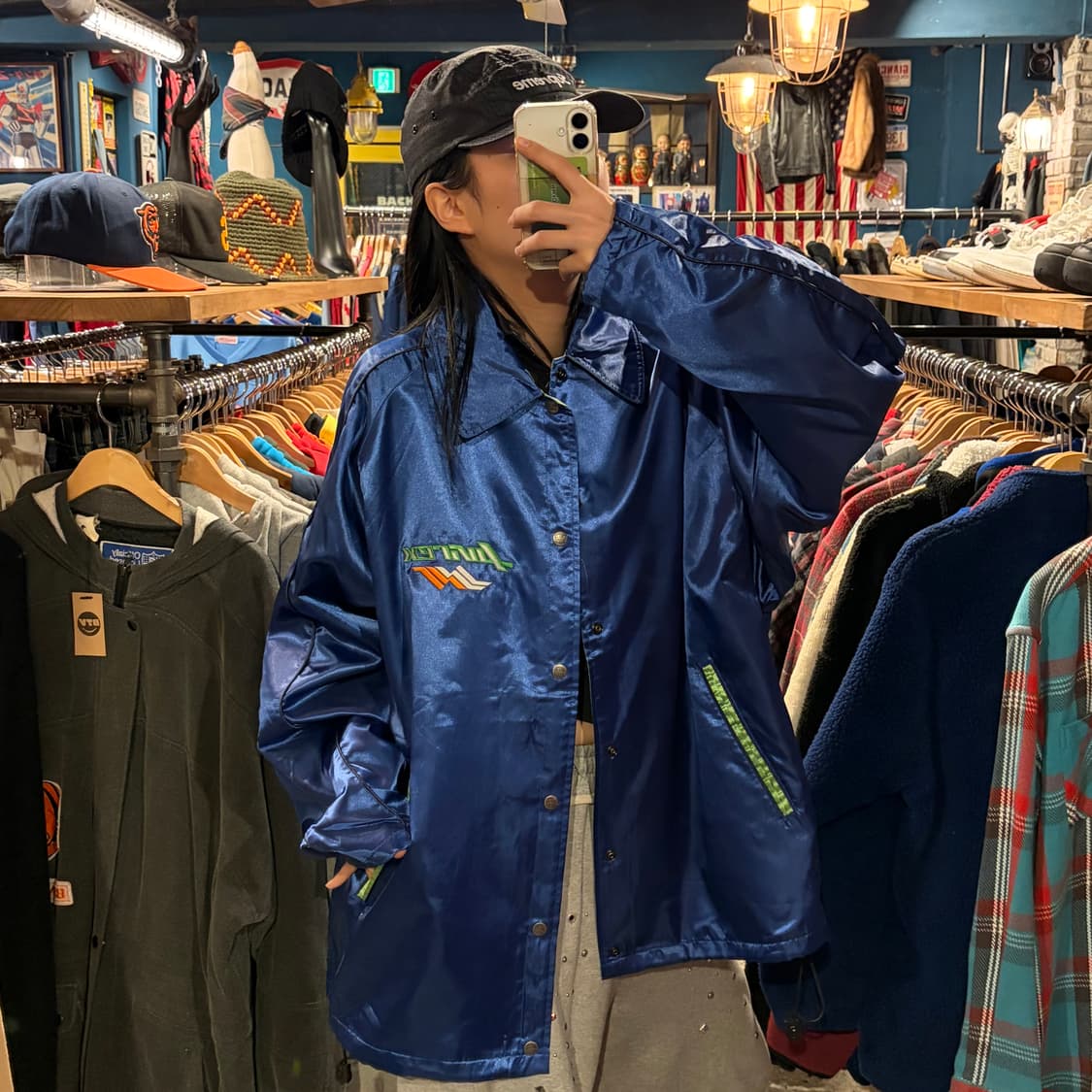 AVIREX 아비렉스 새틴 스트링 코치 자켓 상품이미지2