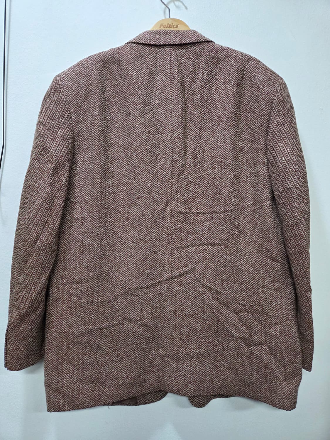 헤링본 와인컬러  남성 자켓 블레이져 상품이미지4